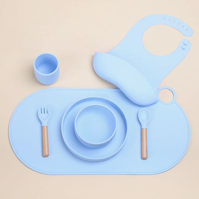 Moderno Design Redondo Camarão Silicone Placemat para Mesa de Jantar de Crianças OEM/ODM Bem-vindo