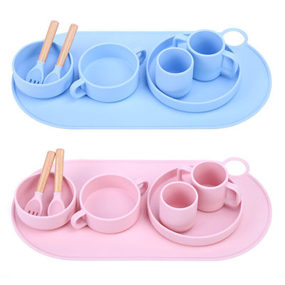 Moderno Design Redondo Camarão Silicone Placemat para Mesa de Jantar de Crianças OEM/ODM Bem-vindo