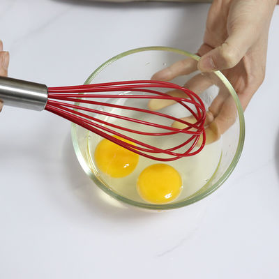 Ferramentas de agitação multifuncionais de silicone de ovos para cozinha doméstica 8/10/12 polegadas batedor