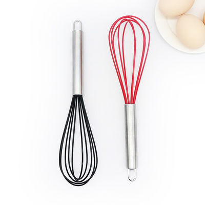 Ferramentas de agitação multifuncionais de silicone de ovos para cozinha doméstica 8/10/12 polegadas batedor
