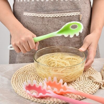 Cucharinha de pasta de silicone portátil antiaderente para cozinhar utensílios de cozinha ecológicos