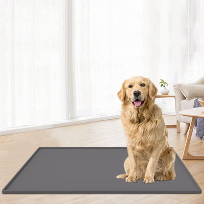 Cor personalizada de silicone de comida de cão colchão antiderrapante impermeável colchão de alimentação de animais de estimação livre de BPA