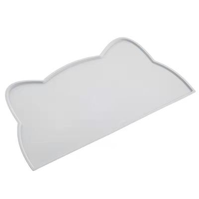 Matas de alimentação para animais de estimação impermeáveis de silicone para cães e gatos