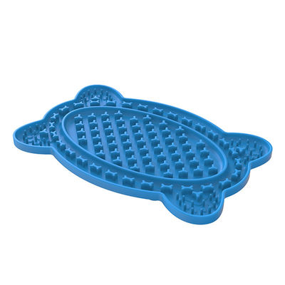 Alimentos de silicone distracção de animais de estimação Patas de gato Pad de alimentação lenta para cães com ventosas