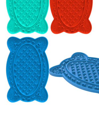 Alimentos de silicone distracção de animais de estimação Patas de gato Pad de alimentação lenta para cães com ventosas