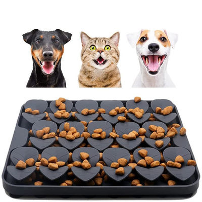 Grade alimentício silicone Slow Feeder Mat pad pad sólido para cães e gatos cheirando lambe Pad