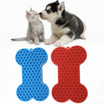 Tapete personalizado de silicone para cães para alimentação lenta