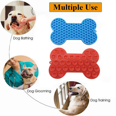 Tapete personalizado de silicone para cães para alimentação lenta