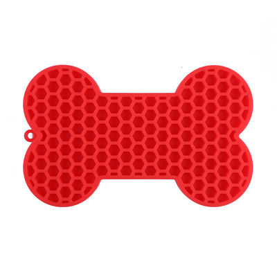 Tapete personalizado de silicone para cães para alimentação lenta