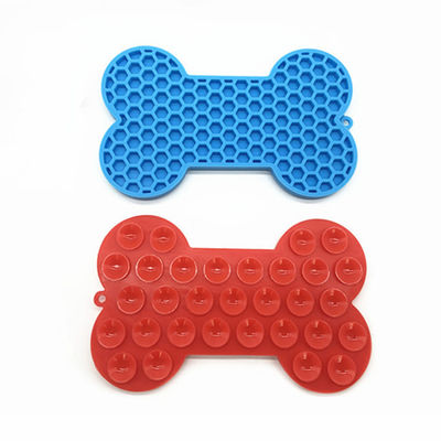 Tapete personalizado de silicone para cães para alimentação lenta