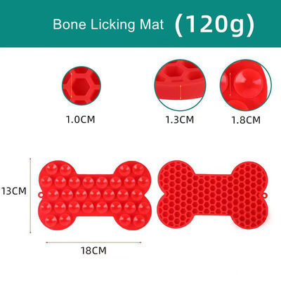 Tapete personalizado de silicone para cães para alimentação lenta