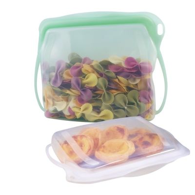 Saco de cozinha de silicone de qualidade alimentar para armazenamento à prova d'água e reutilizável Espessura 1 mm