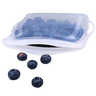 Saco de cozinha de silicone de qualidade alimentar para armazenamento à prova d'água e reutilizável Espessura 1 mm