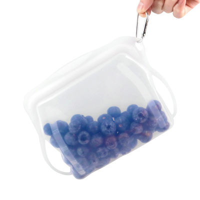 Saco de cozinha de silicone de qualidade alimentar para armazenamento à prova d'água e reutilizável Espessura 1 mm