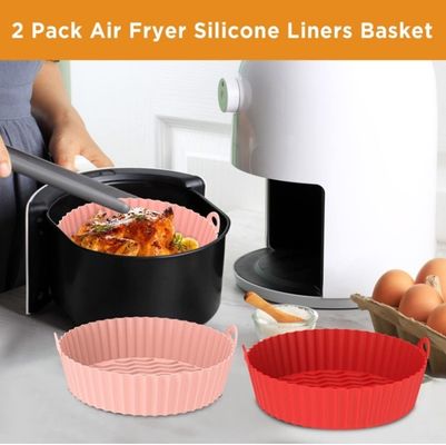 1.96cm*17cm*6.5cm Silicone Air Fryer Liner para cozinhar sustentável e reutilizável