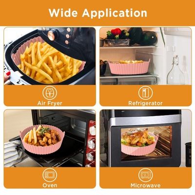 1.96cm*17cm*6.5cm Silicone Air Fryer Liner para cozinhar sustentável e reutilizável