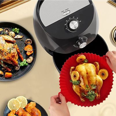 1.96cm*17cm*6.5cm Silicone Air Fryer Liner para cozinhar sustentável e reutilizável