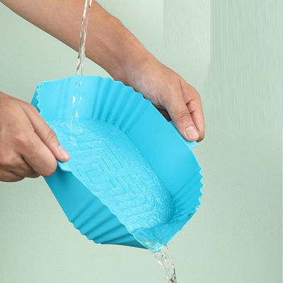 Frigorífico de ar sustentável de silicone para panela de panela para panela de cozimento e cesta quadrada