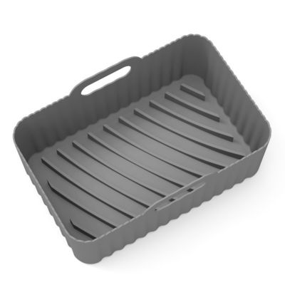 2Pcs Food Safe Non Stick Air Fryer Acessórios de Pão de Silício Caixa de Forno de Substituição