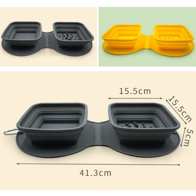 Bolsas de silicone para cães para viagens e acampamentos