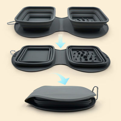 Bolsas de silicone para cães para viagens e acampamentos